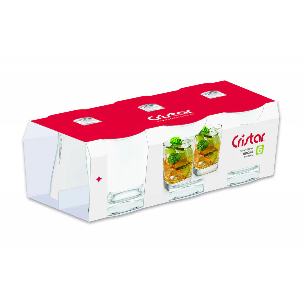 Vaso Verona Canastilla x 6 Unidades - Imagen 3