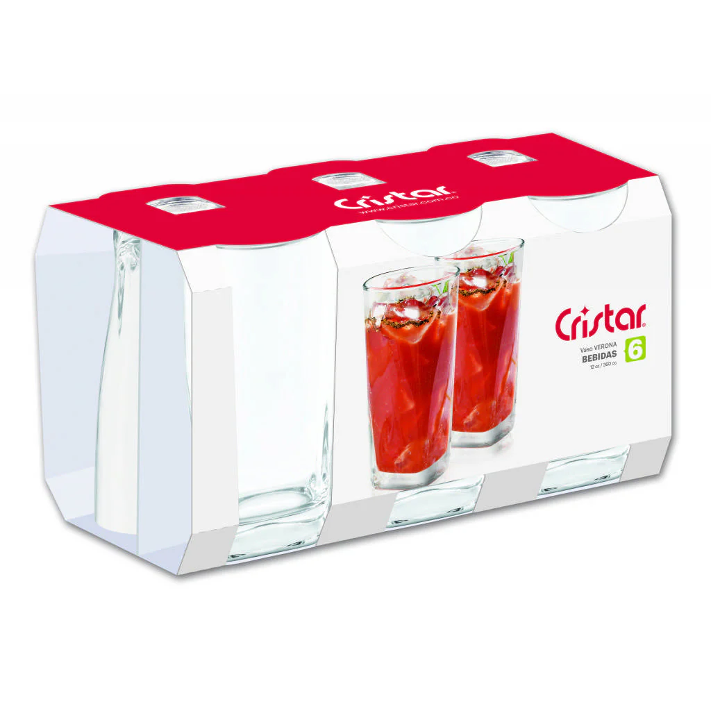 Vaso Verona Canastilla x 6 Unidades - Imagen 6