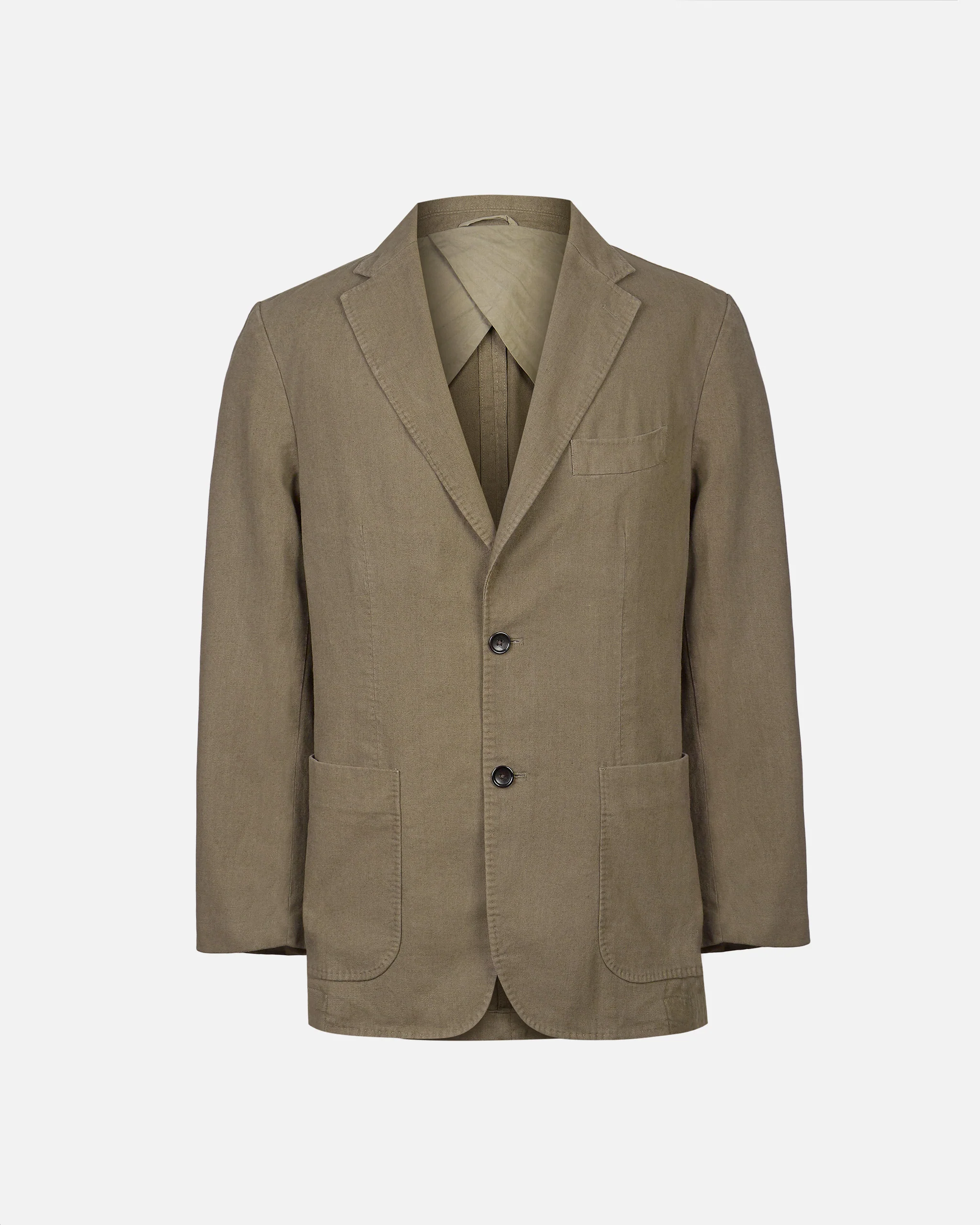 Chaqueta Lisa Sutton Dos Botones Dos Colas Medio Forro de Lino Algod贸n - Imagen 9