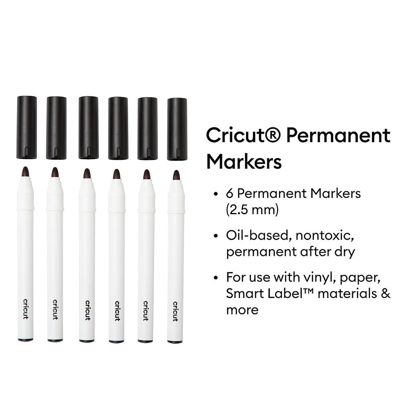 Rotuladortes Permanentes Negro Cricut Venture - Imagen 2
