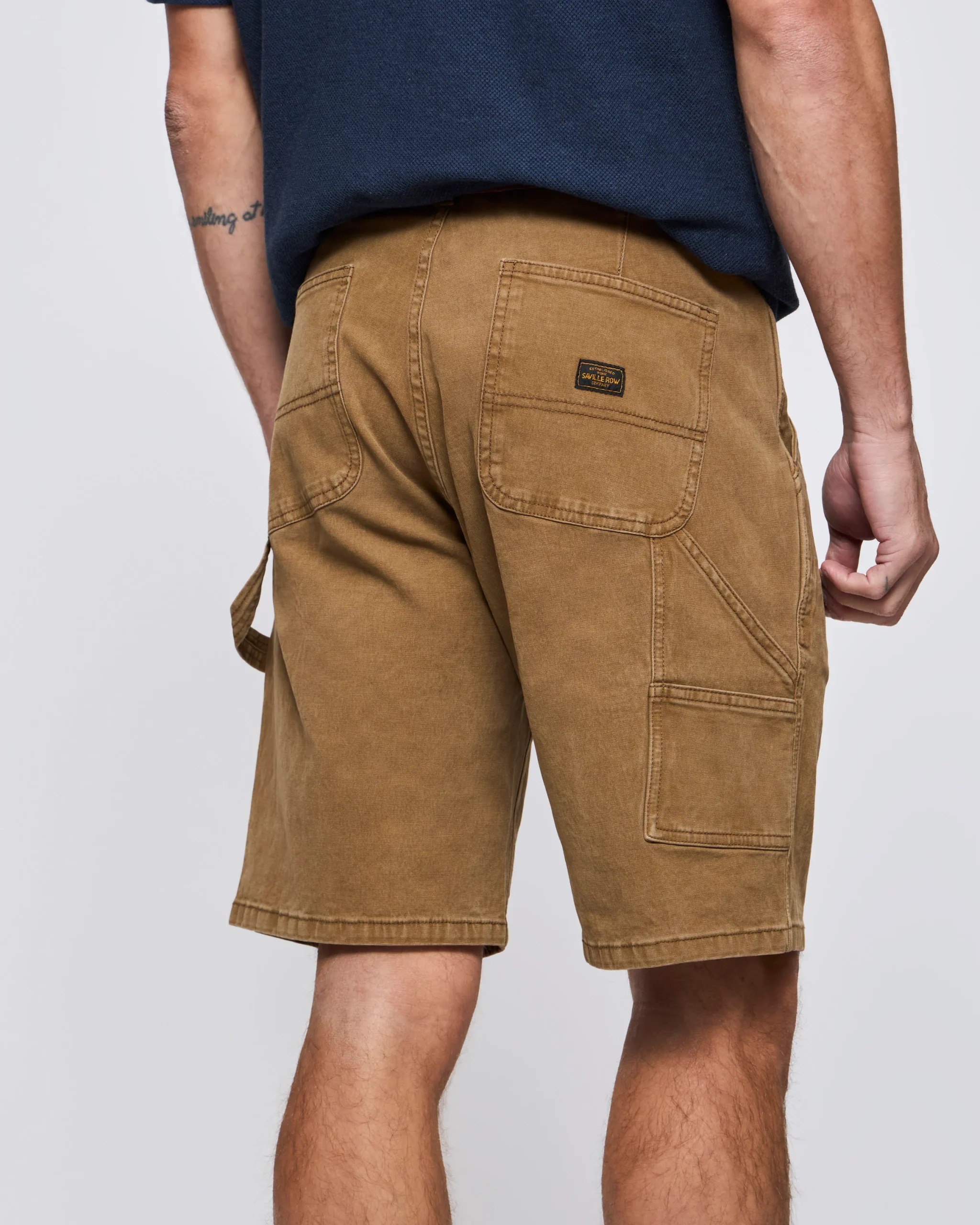 Short Hardwork Liso Canvas Vintage - Imagen 2