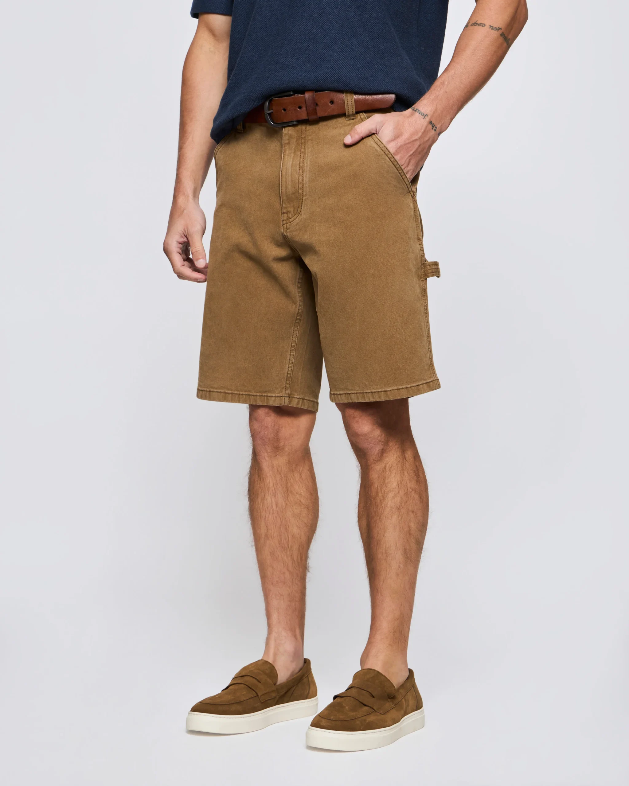 Short Hardwork Liso Canvas Vintage - Imagen 3