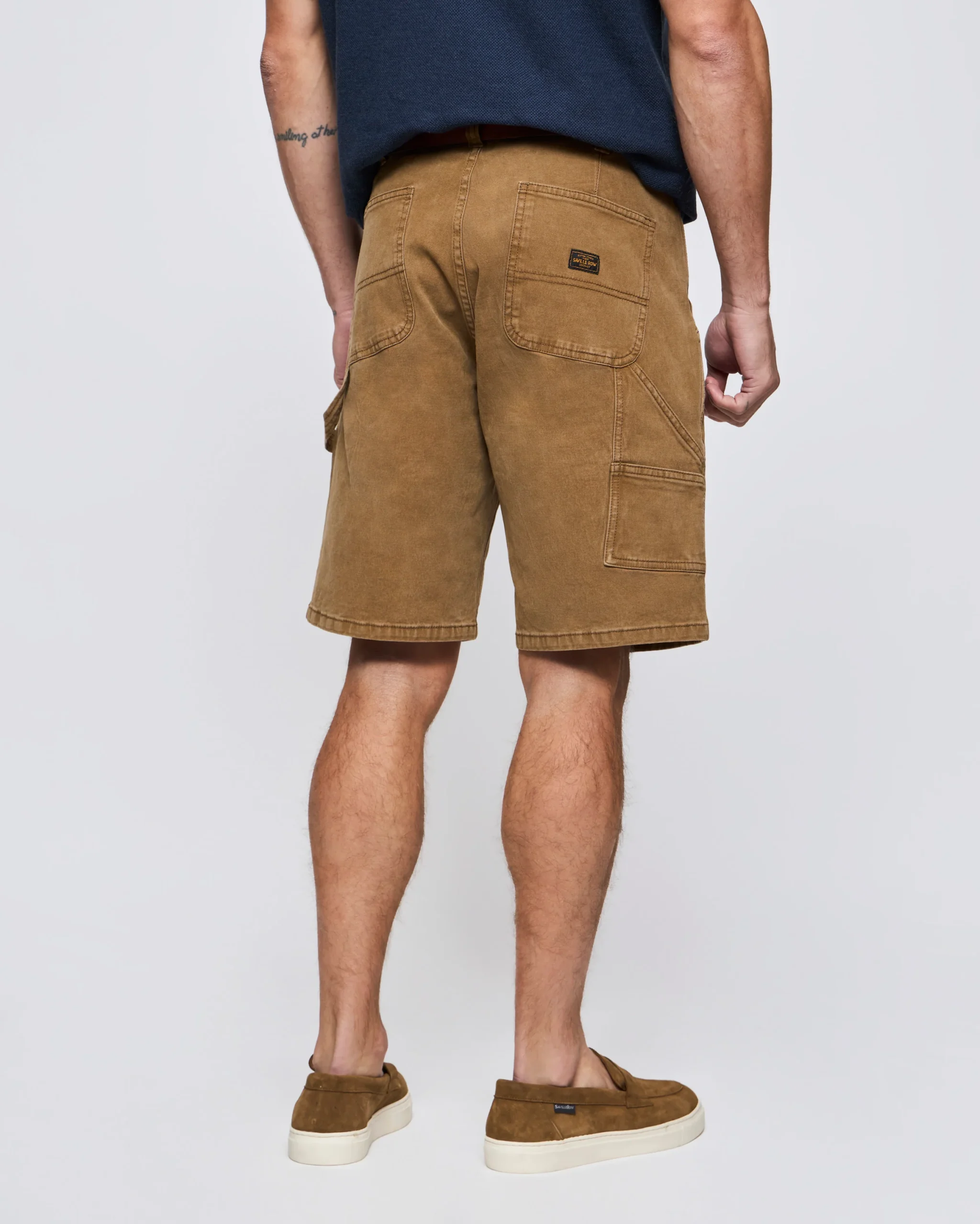 Short Hardwork Liso Canvas Vintage - Imagen 4