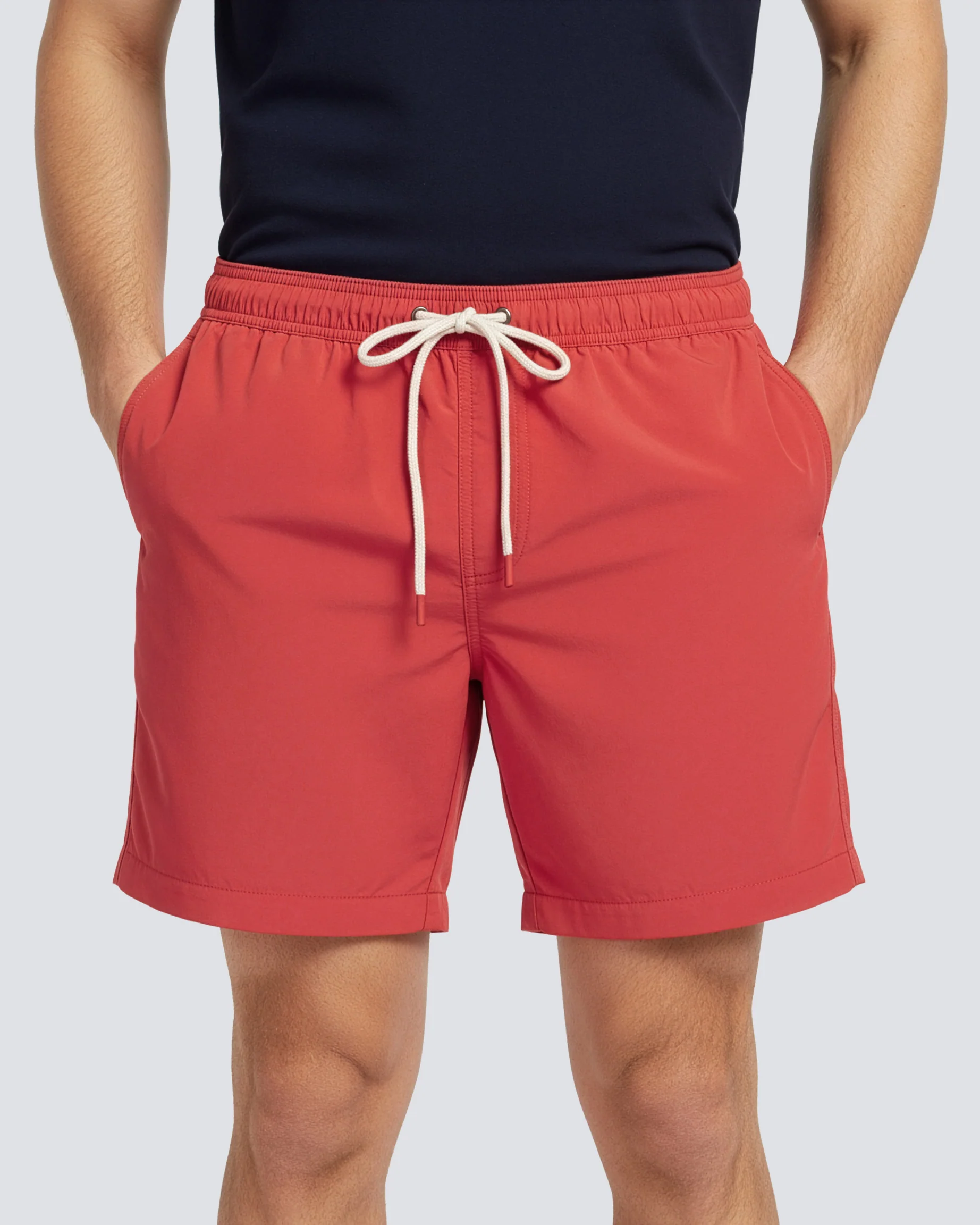 Traje de Baño Liso Clásico Nylon Secado Rápido - Imagen 9