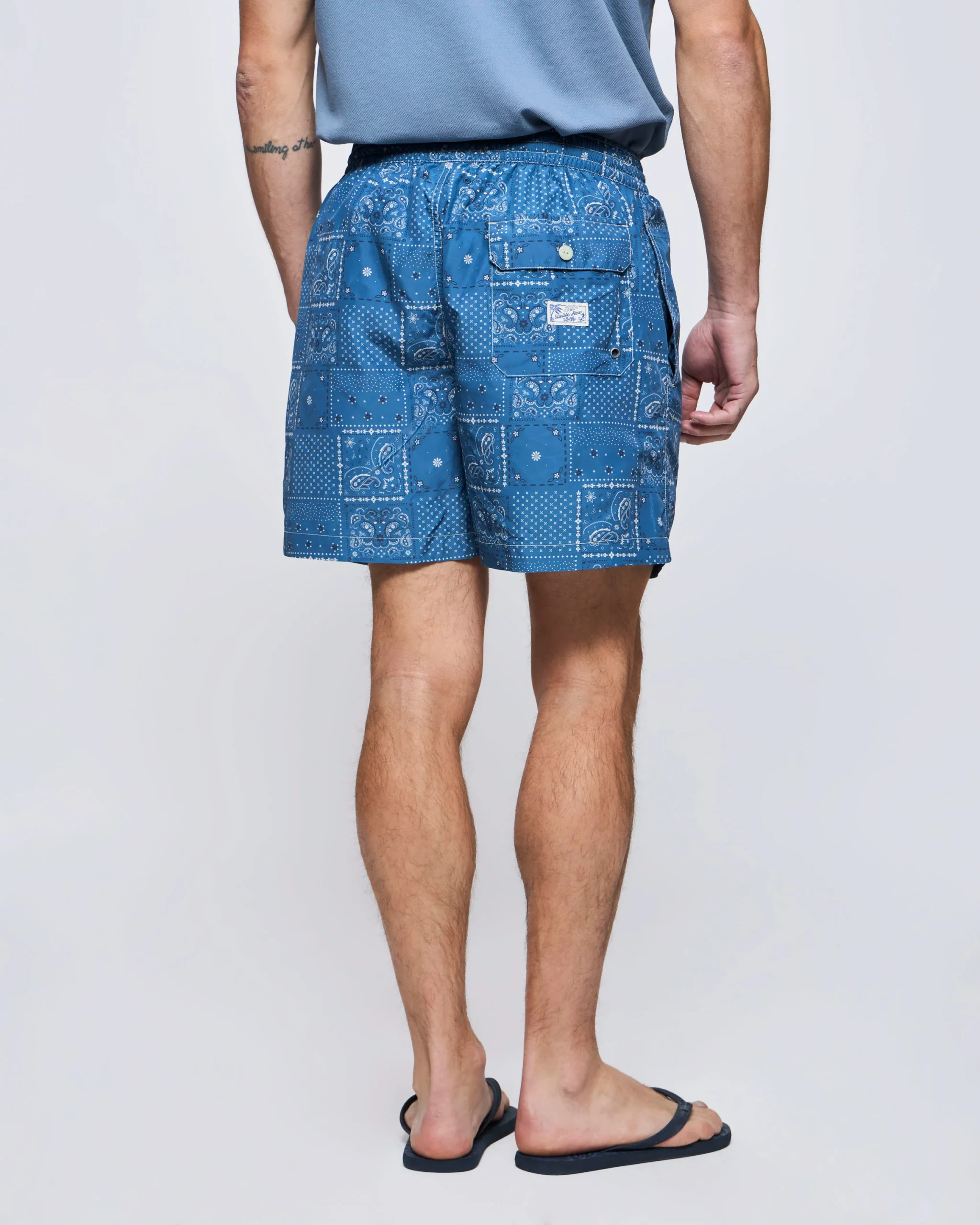 Traje de Baño Clásico Estampado Quick Dry - Imagen 4