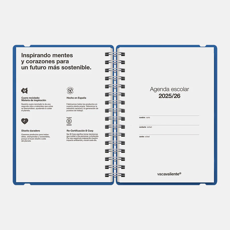 Agenda Escolar Semana 25/26 A5 - Dog Hipster - Imagen 2