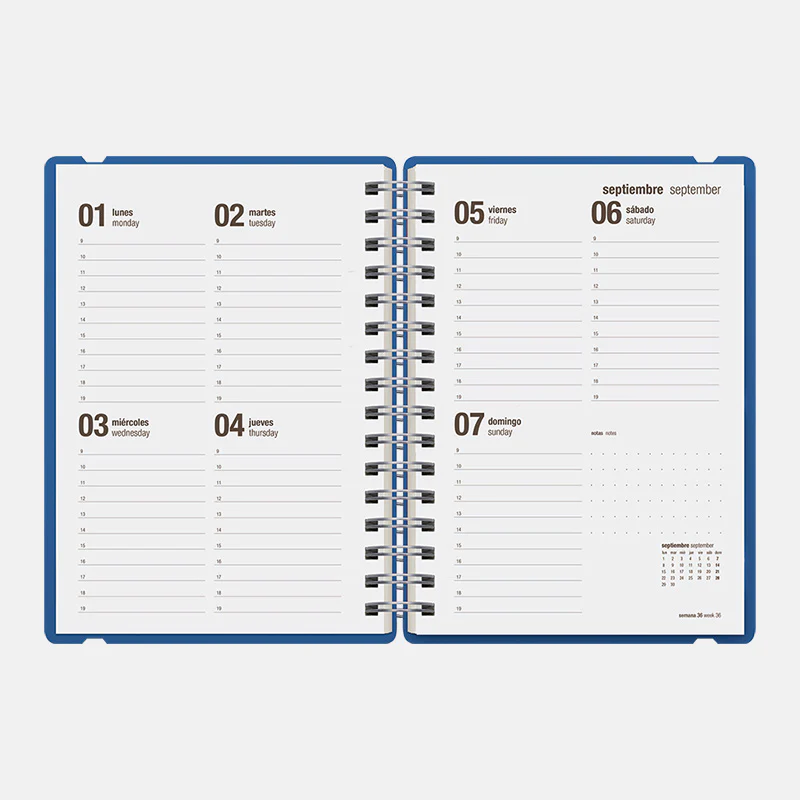 Agenda Escolar Semana 25/26 A5 - Dog Hipster - Imagen 3