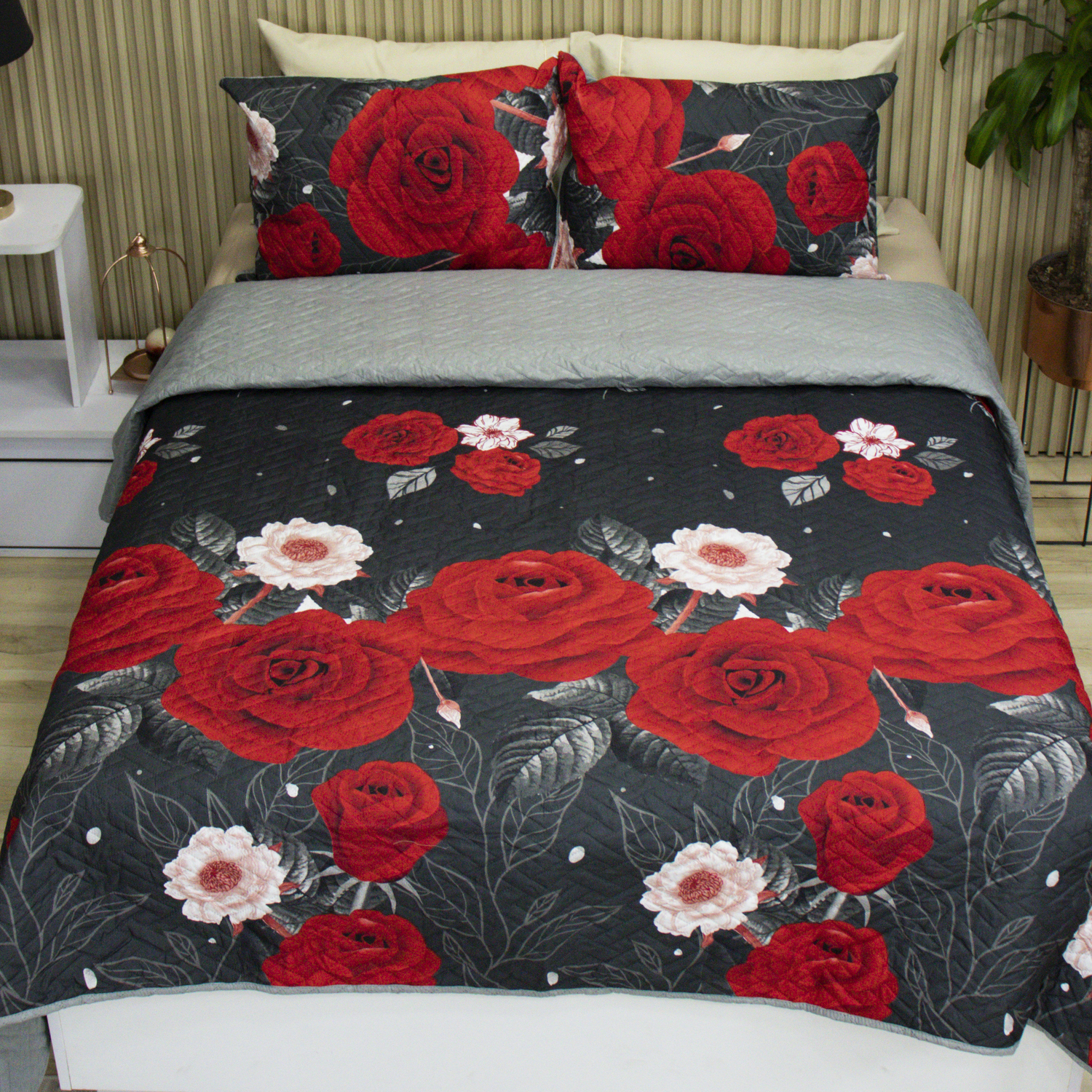 Sobrecama Becorat Rosas