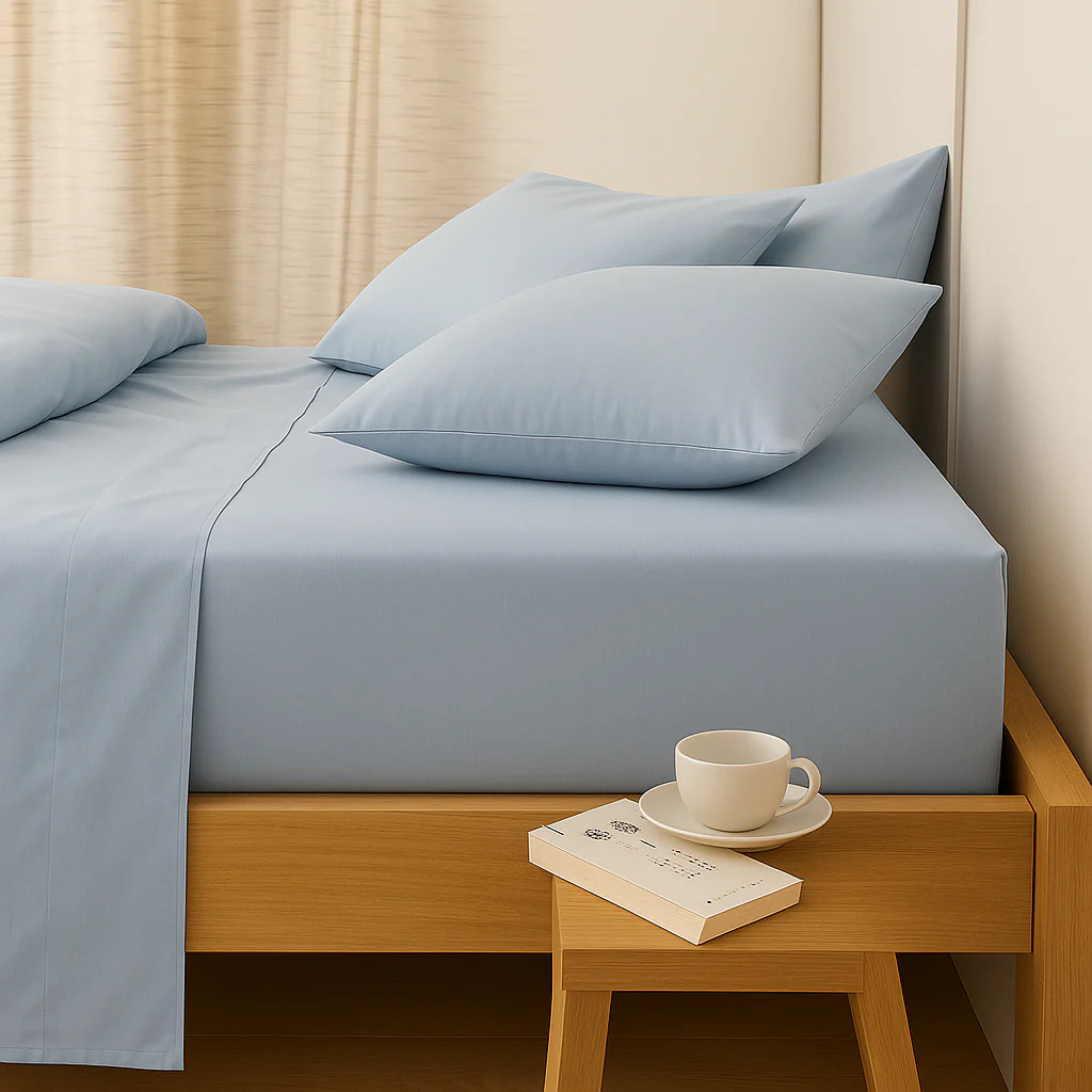 Juego de sábana 144 hilos Unicolor - Imagen 7