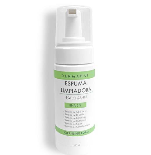 Espuma limpiadora equilibrante BHA