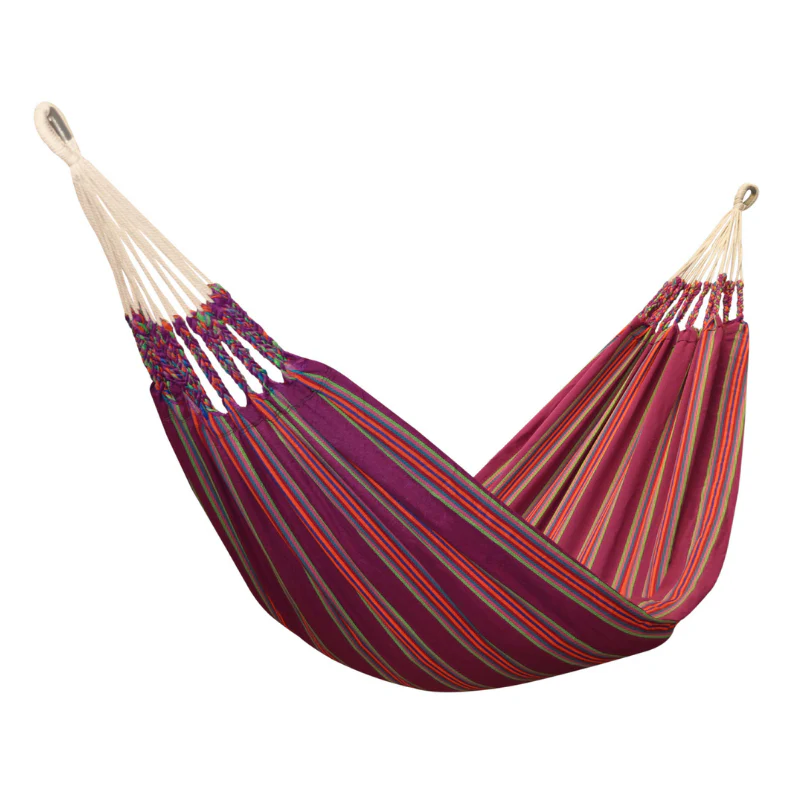 Hamaca Típica Colombiana Sofia Doble Anaranjada. - Imagen 5