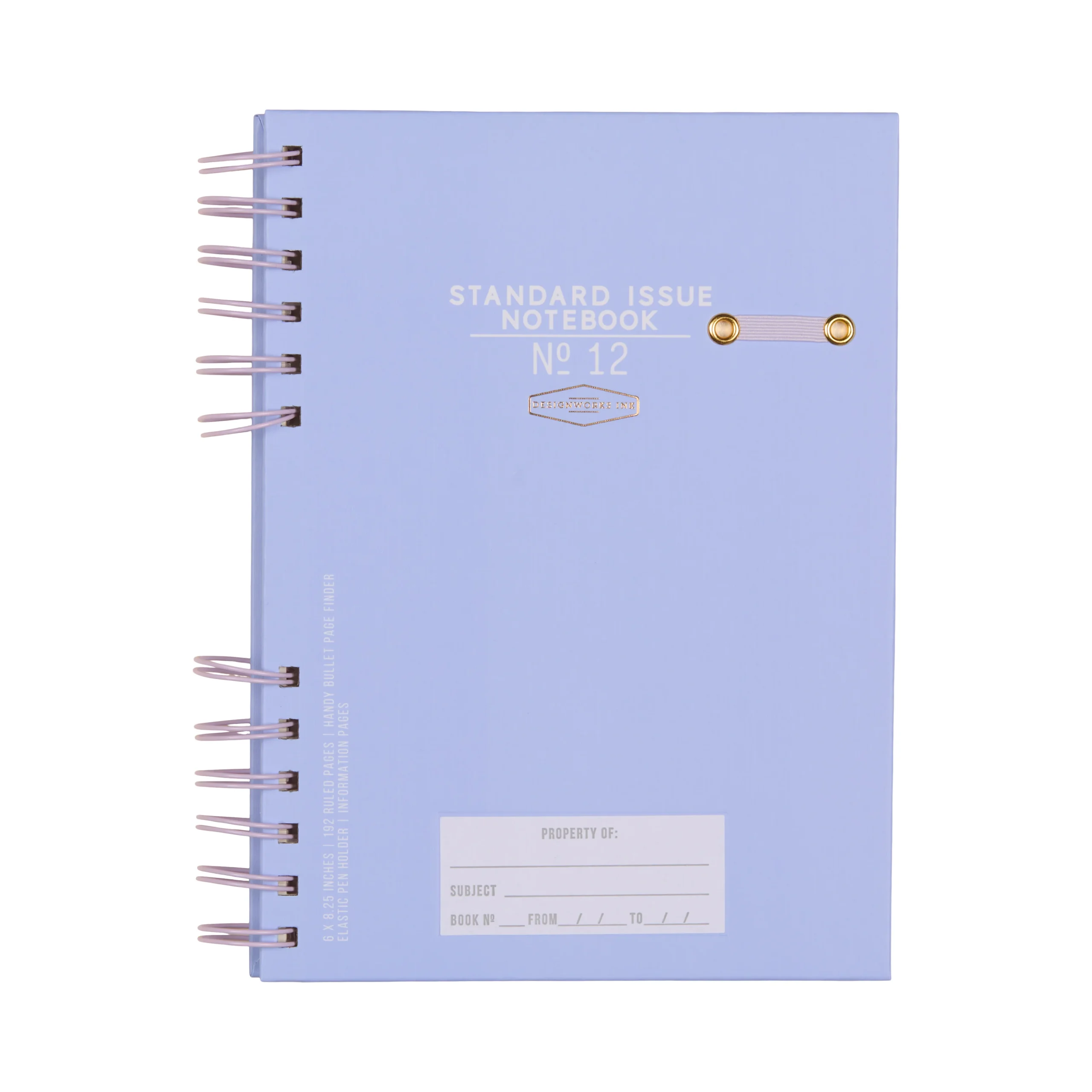 Agenda Standard Issue Planner Notebook No. 12 - Lavender + Periwinkle