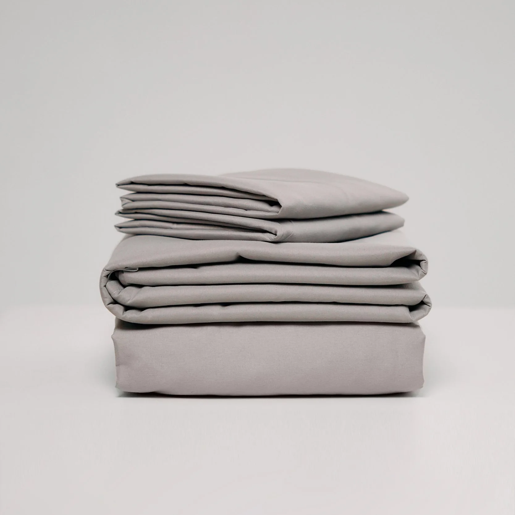 SET DE SÁBANAS 60% BAMBÚ - Gris - Imagen 3