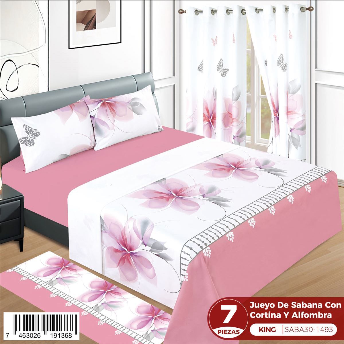 Juego de sábanas de 7 piezas King - Imagen 9