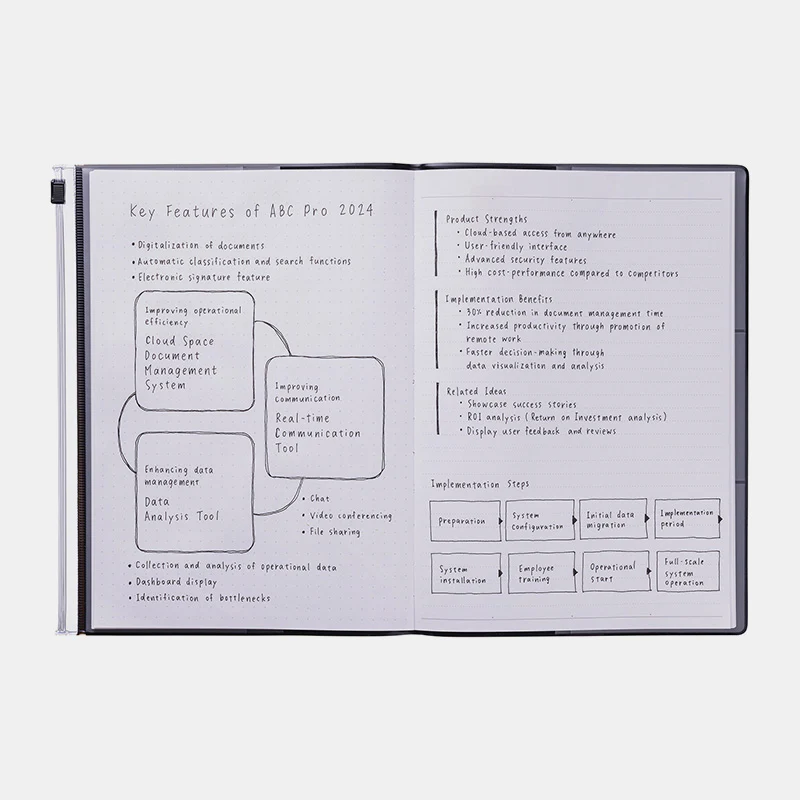 Libreta A5 storage.it MARK´S Azul - Imagen 3