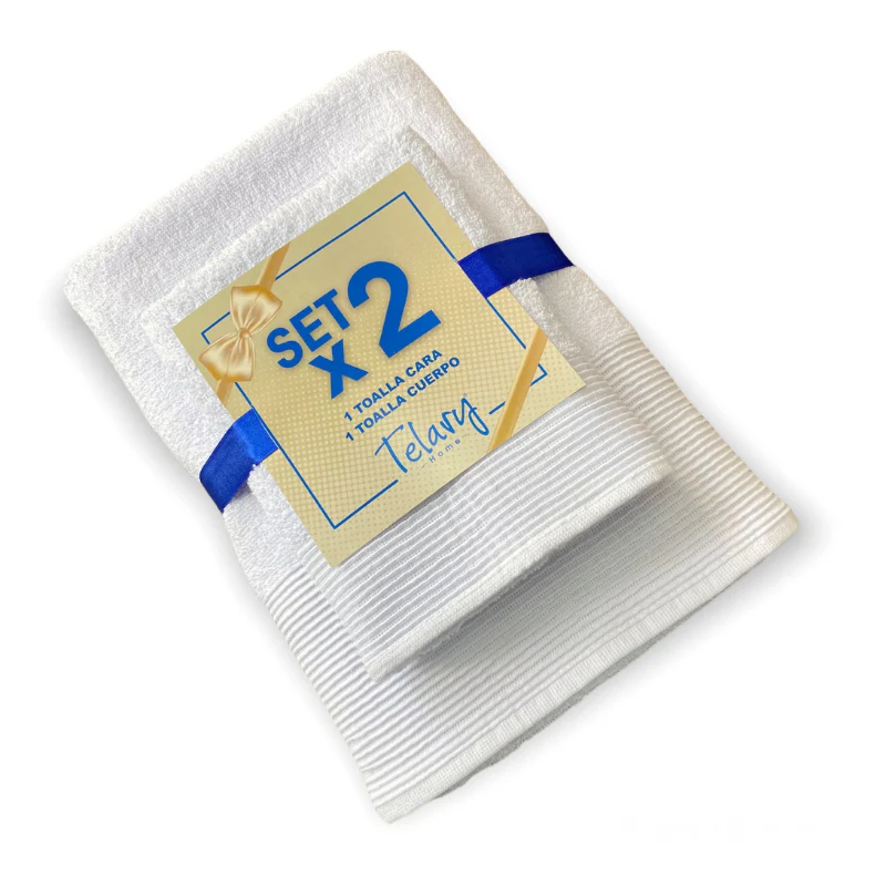 Set x2 Toallas De cuerpo y manos 500 Gr. - Imagen 3