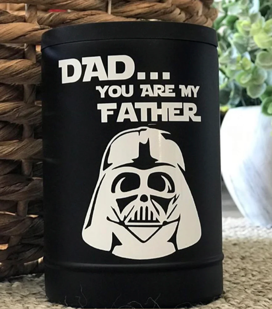 Porta latas de Acero Inoxidable doble tapa para Papá - Imagen 6